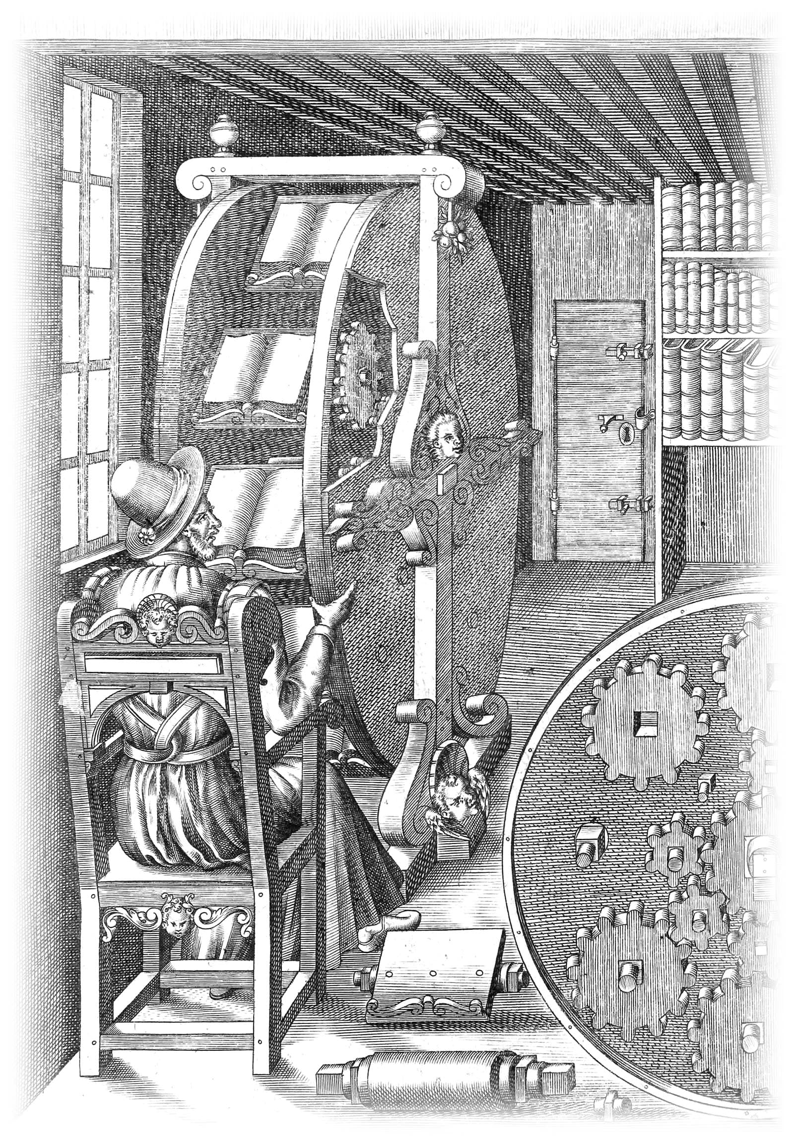 Ramelli's book wheel